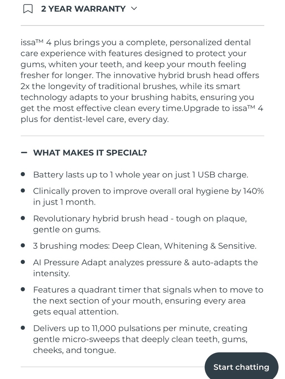 FOREO Issa 4 Plus Smart Sonic Toothbrush - Picture 4 of 9